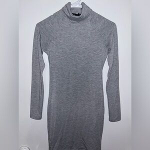 Grey long sleeve dress
